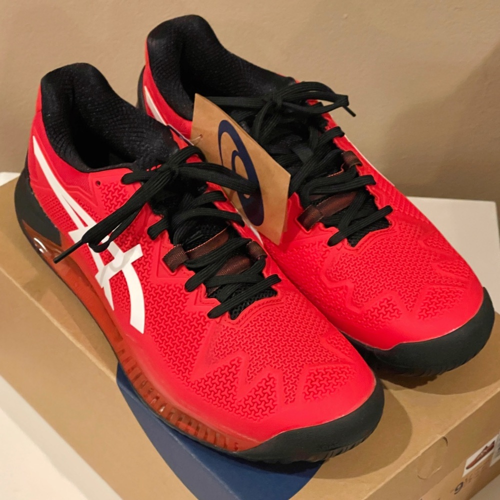 ASICS Brand New Men’s Gel-Resolution 8 Size 9.5 Tennis Shoes
